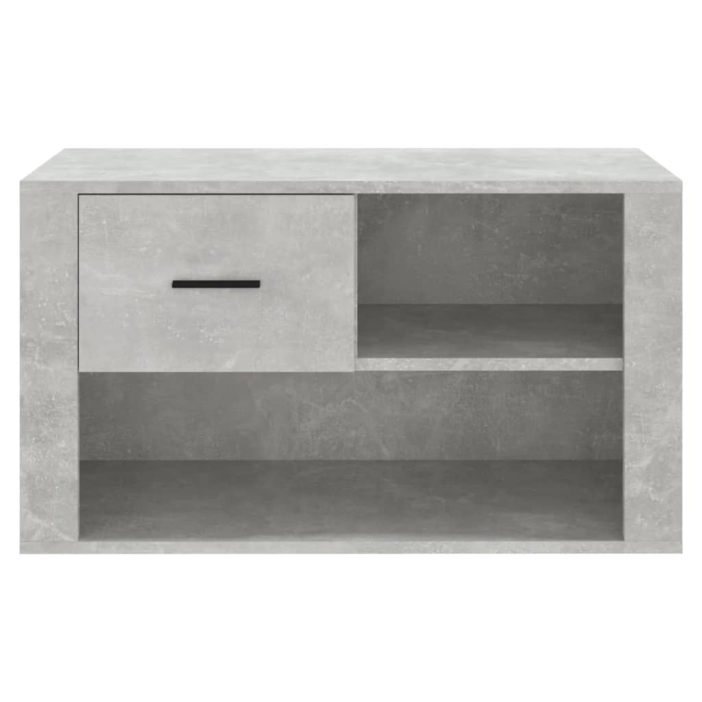 vidaXL Szafka na buty, szarość betonu, 80x35x45 cm