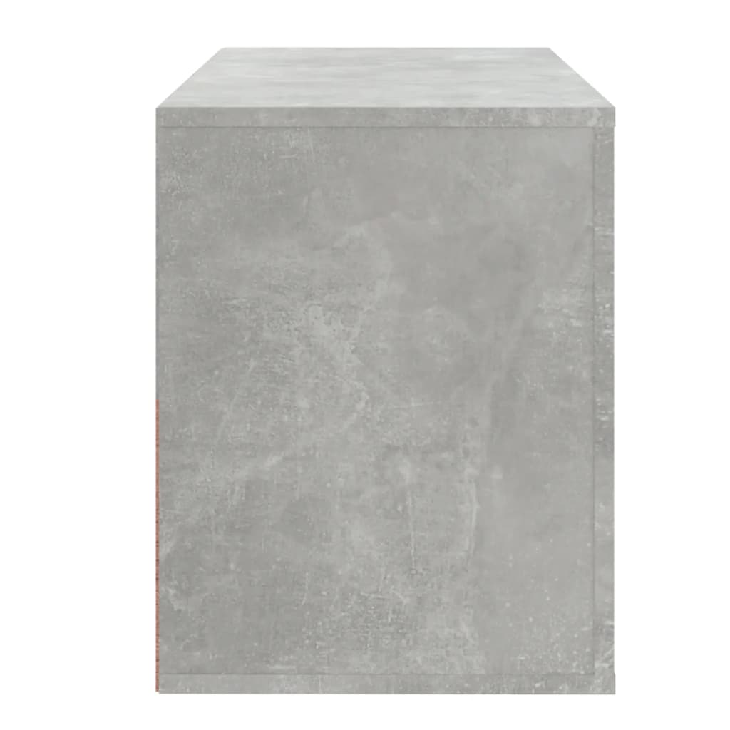 vidaXL Szafka na buty, szarość betonu, 80x35x45 cm