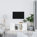 vidaXL Szafka pod TV, biała, 100x35x40 cm, materiał drewnopochodny