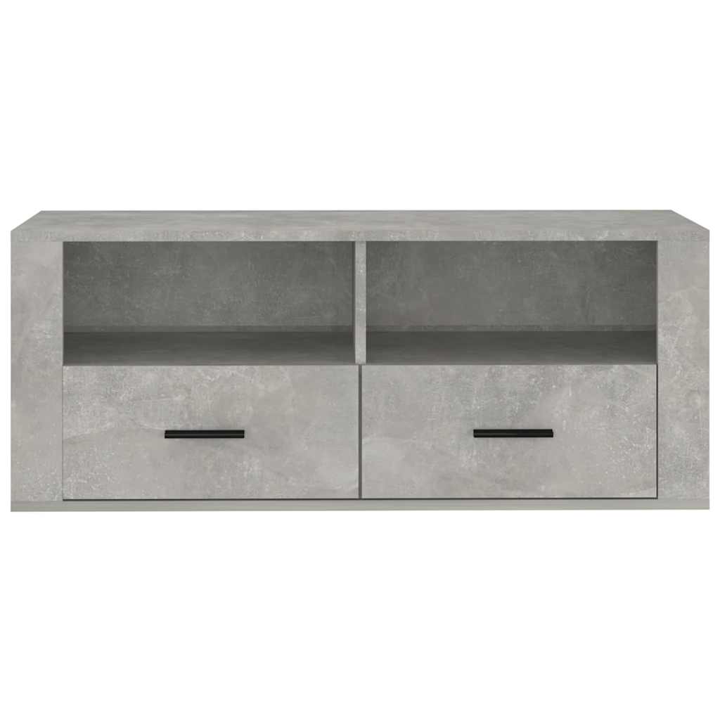 vidaXL Szafka pod TV, szarość betonu, 100x35x40 cm