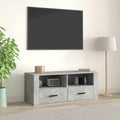 vidaXL Szafka pod TV, szarość betonu, 100x35x40 cm