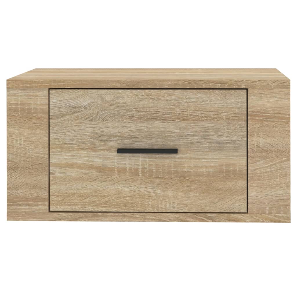 vidaXL Wiszące szafki nocne, 2 szt., dąb sonoma, 50x36x25 cm