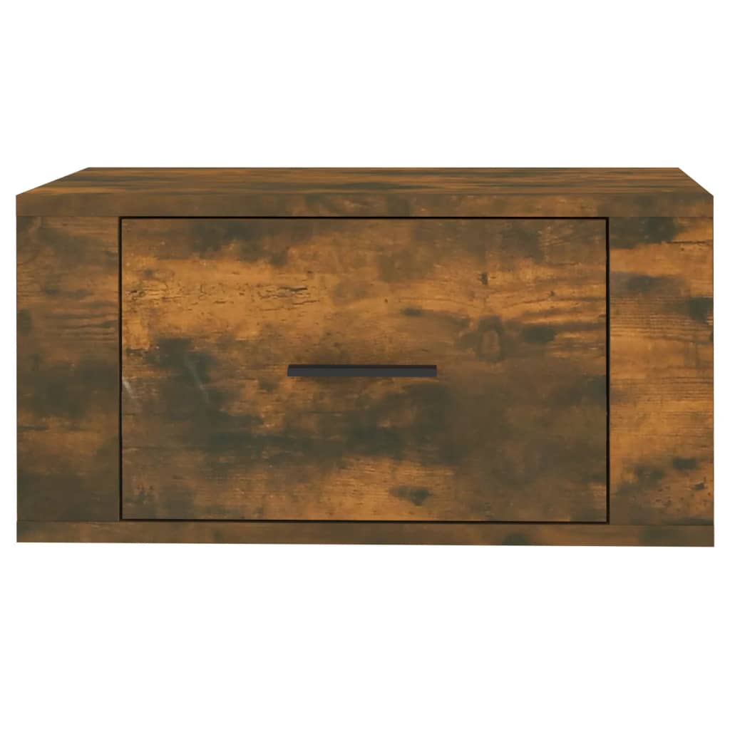 vidaXL Wisząca szafka nocna, przydymiony dąb, 50x36x25 cm