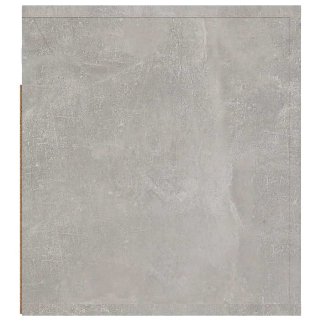 vidaXL Szafka nocna, wisząca, 50x36x40 cm, szarość betonu