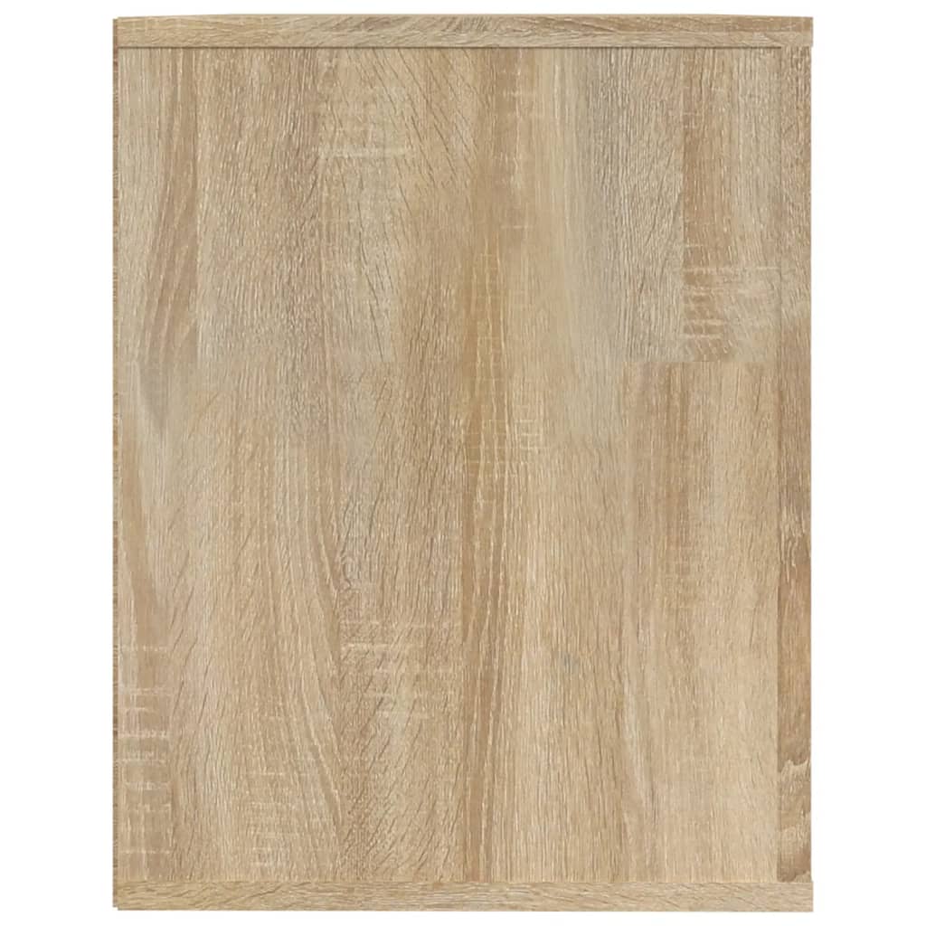 vidaXL Półka na buty, dąb sonoma, 75x35x45 cm, materiał drewnopochodny