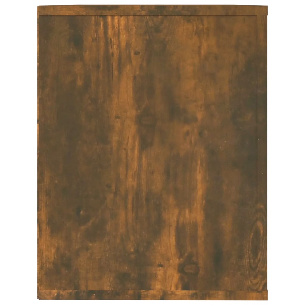 vidaXL Półka na buty, przydymiony dąb, 75x35x45 cm