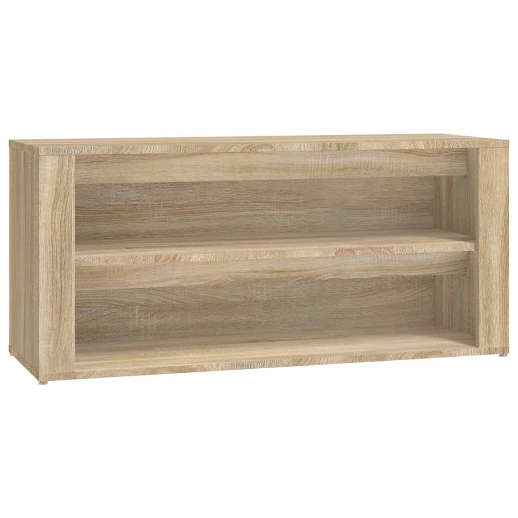 vidaXL Półka na buty, dąb sonoma, 100x35x45cm, materiał drewnopochodny