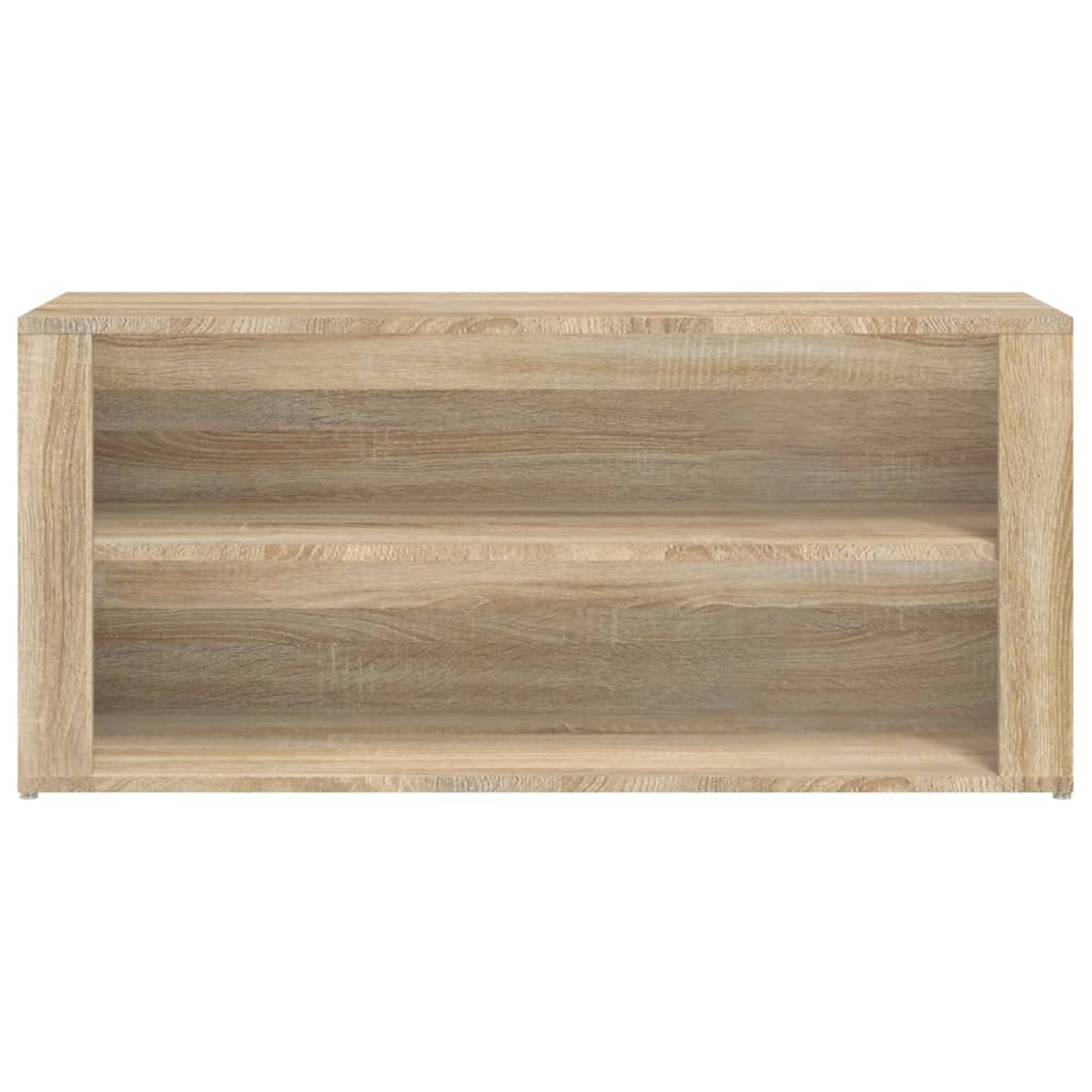 vidaXL Półka na buty, dąb sonoma, 100x35x45cm, materiał drewnopochodny
