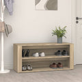 vidaXL Półka na buty, dąb sonoma, 100x35x45cm, materiał drewnopochodny