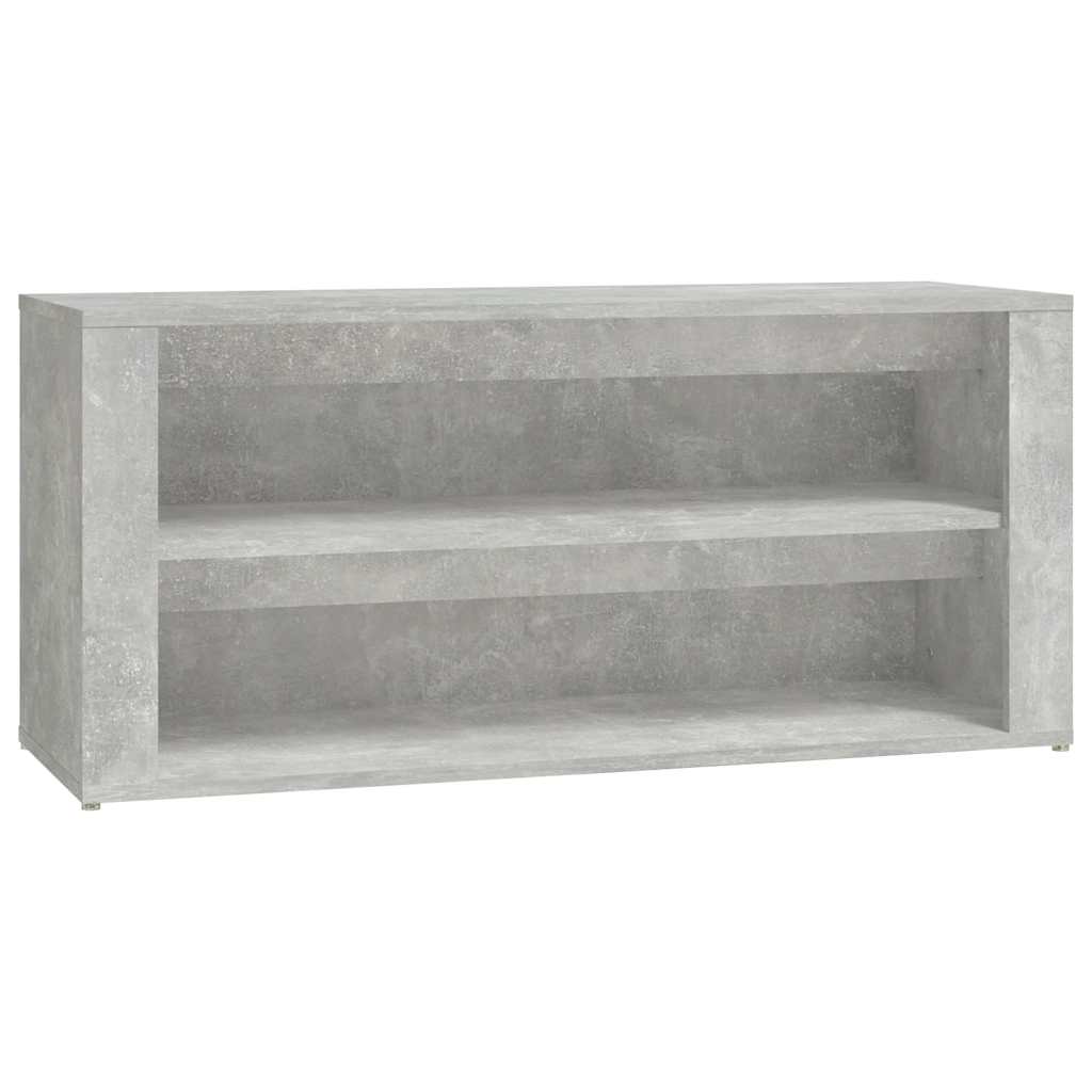 vidaXL Półka na buty, betonowa szarość, 100x35x45 cm