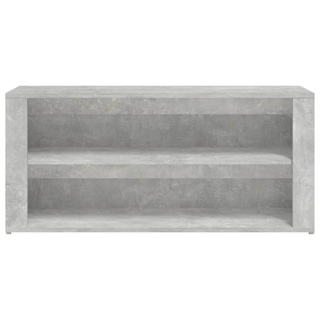 vidaXL Półka na buty, betonowa szarość, 100x35x45 cm