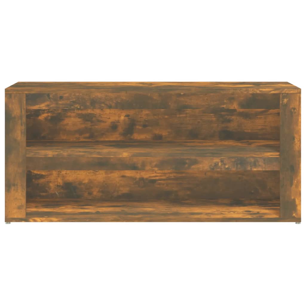 vidaXL Półka na buty, przydymiony dąb, 100x35x45 cm