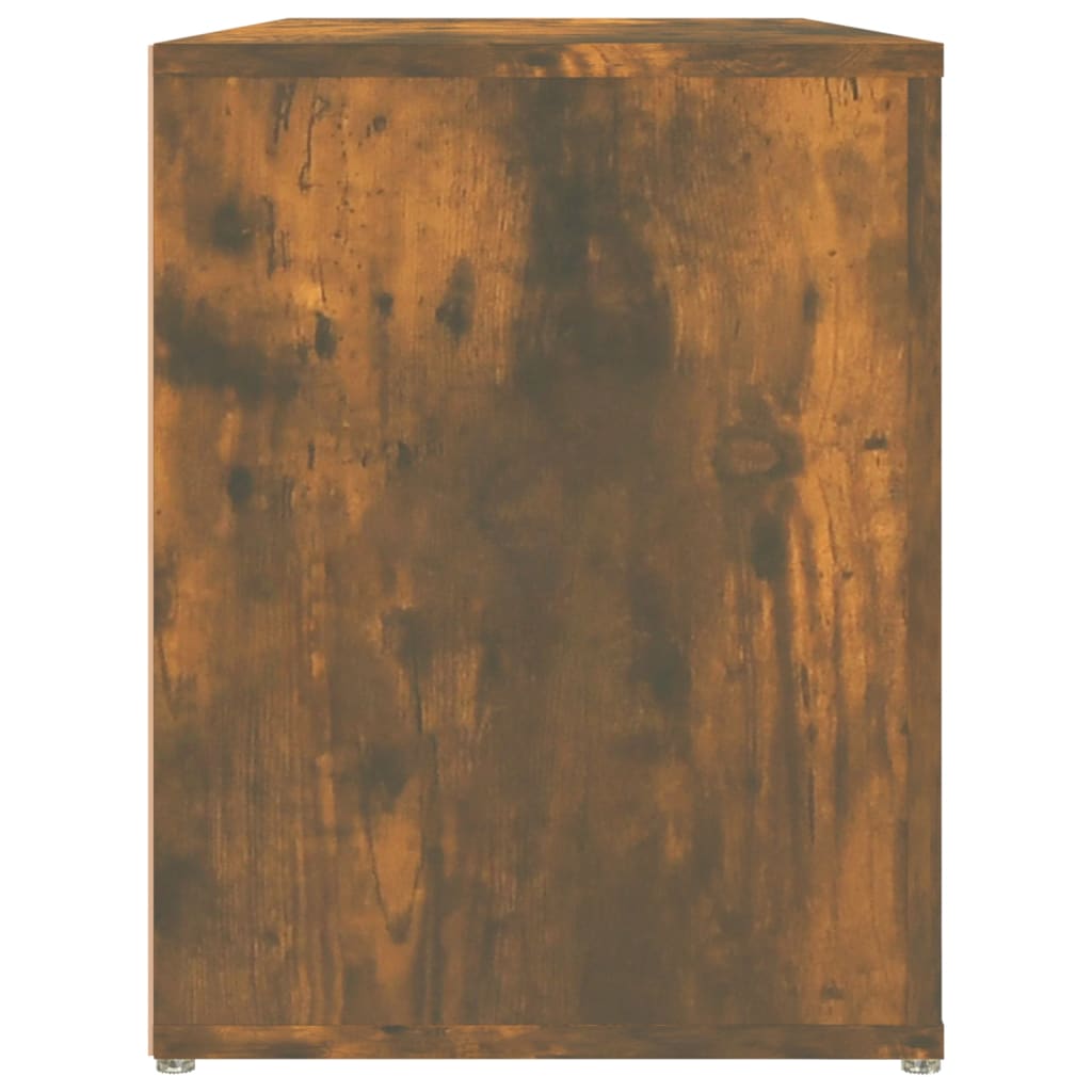 vidaXL Półka na buty, przydymiony dąb, 100x35x45 cm