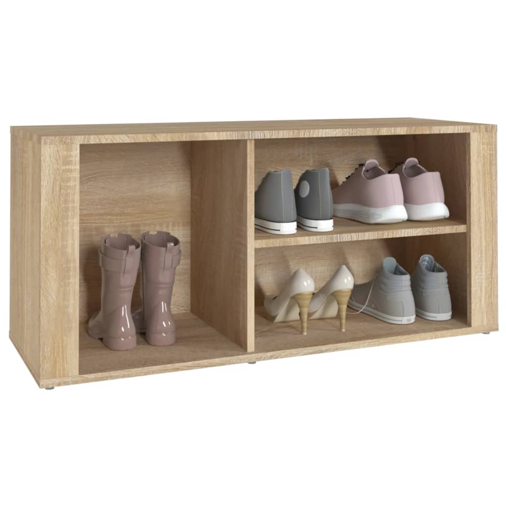 vidaXL Szafka na buty, dąb sonoma, 100x35x45 cm