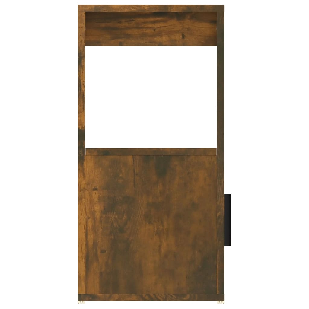vidaXL Szafka, przydymiony dąb, 80x30x60 cm, materiał drewnopochodny
