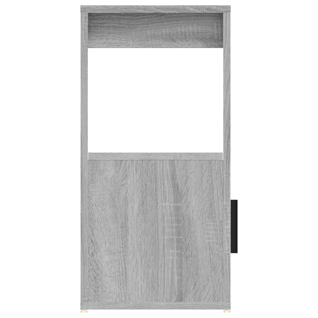 vidaXL Szafka, szary dąb sonoma, 80x30x60 cm, materiał drewnopochodny