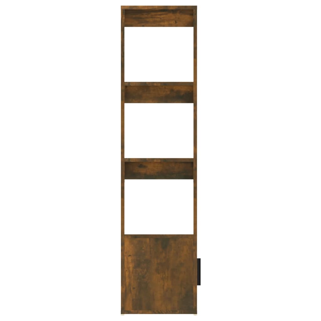 vidaXL Szafka, przydymiony dąb, 80x30x119,5cm, materiał drewnopochodny