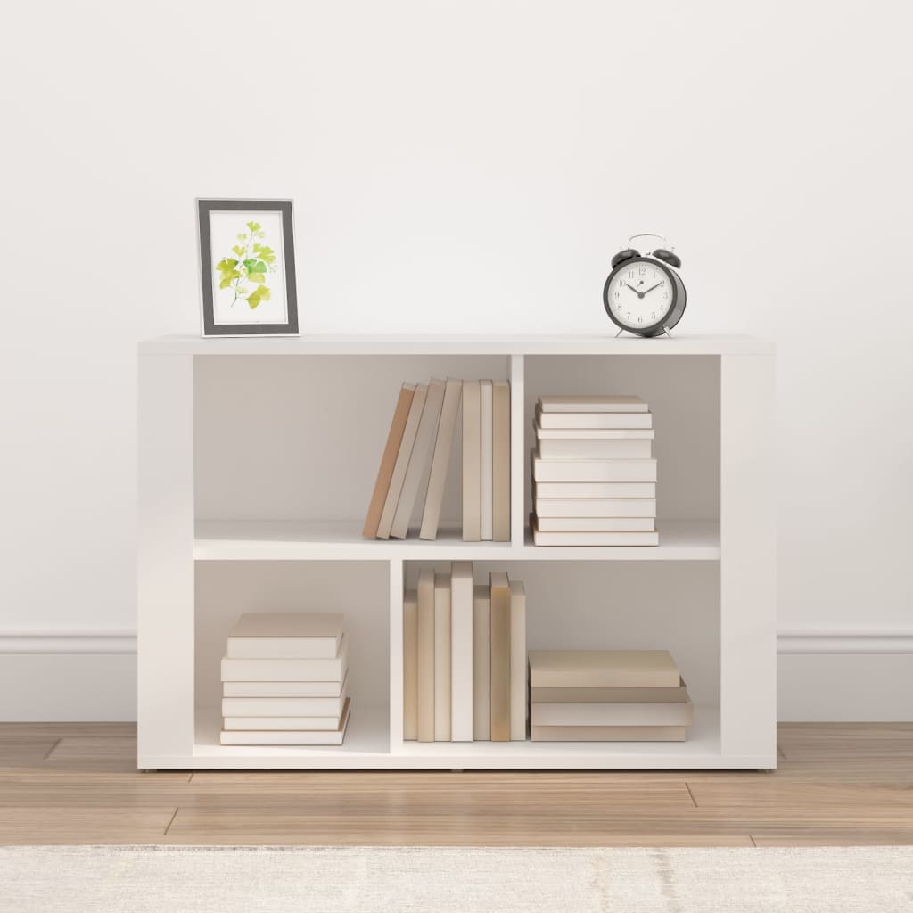 vidaXL Komoda, biała, 80x30x54 cm, materiał drewnopochodny