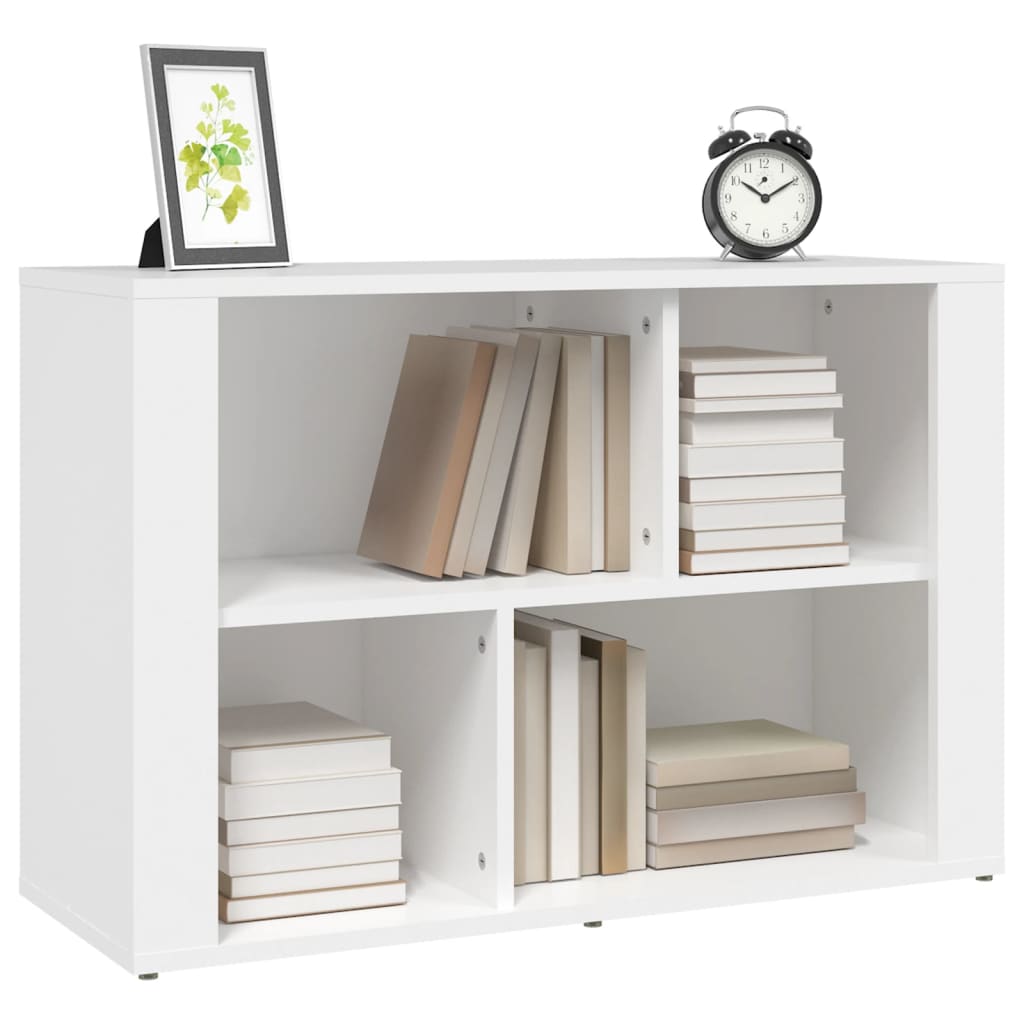 vidaXL Komoda, biała, 80x30x54 cm, materiał drewnopochodny