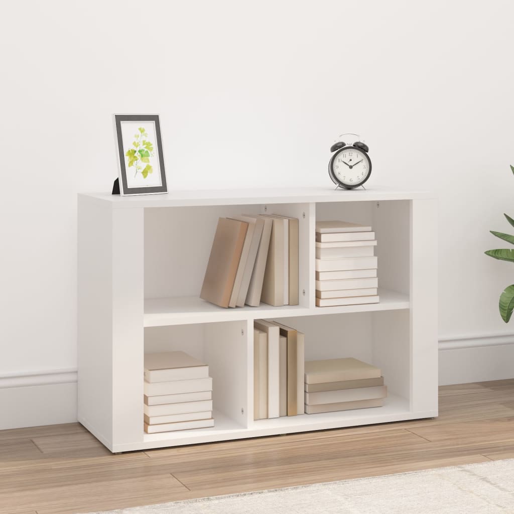 vidaXL Komoda, biała, 80x30x54 cm, materiał drewnopochodny