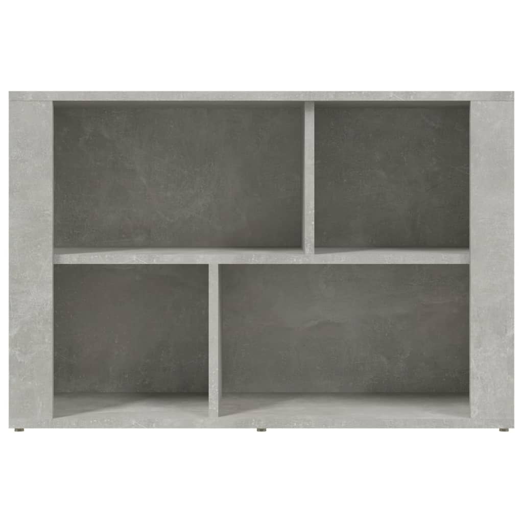 vidaXL Szafka, szarość betonu, 80x30x54 cm, materiał drewnopochodny