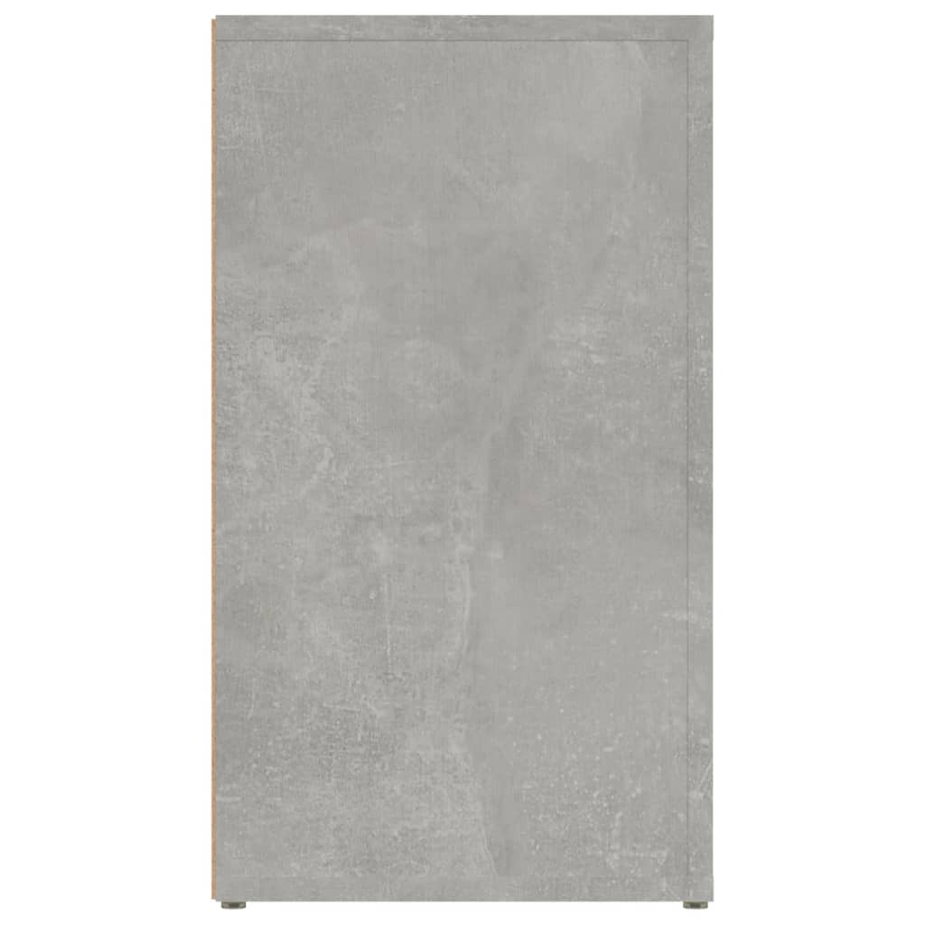 vidaXL Szafka, szarość betonu, 80x30x54 cm, materiał drewnopochodny