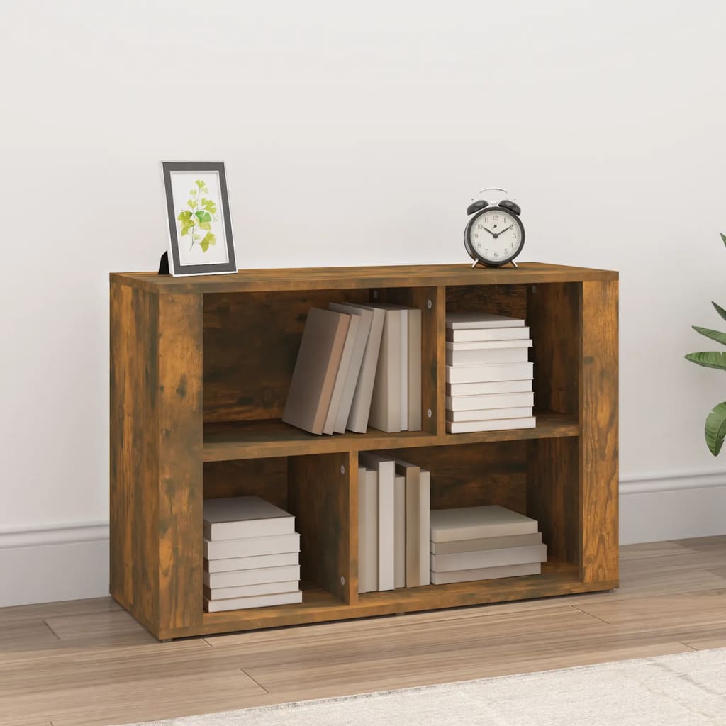 vidaXL Szafka, przydymiony dąb, 80x30x54 cm, materiał drewnopochodny