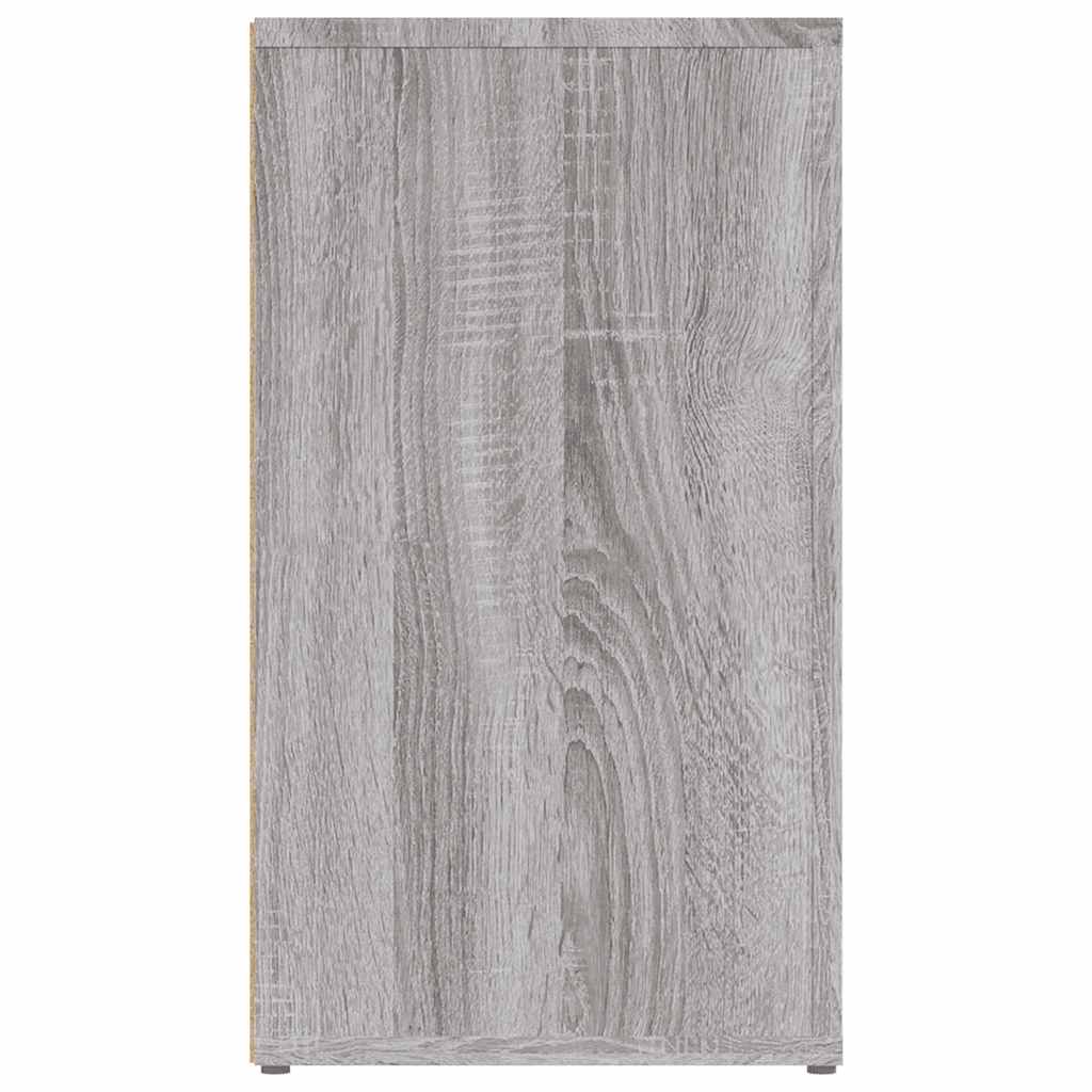 vidaXL Szafka, szary dąb sonoma, 80x30x54 cm, materiał drewnopochodny