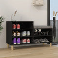 vidaXL Szafka na buty, czarna, 102x36x60 cm, materiał drewnopochodny