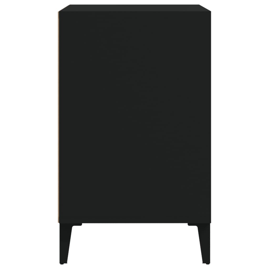 vidaXL Szafka na buty, czarna, 102x36x60 cm, materiał drewnopochodny