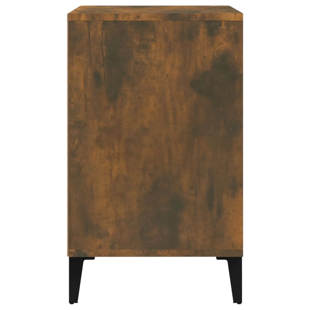vidaXL Półka na buty, przydymiony dąb, 102x36x60 cm