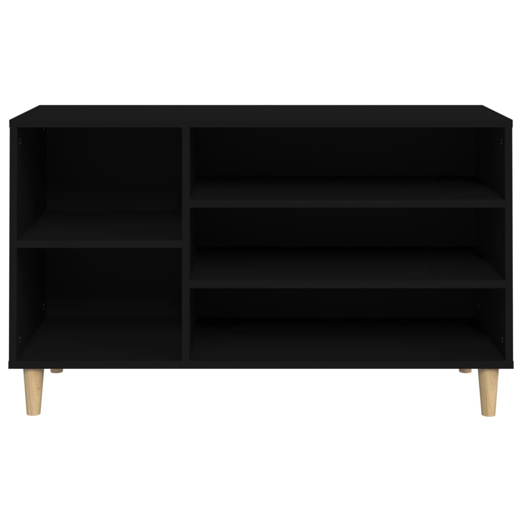 vidaXL Szafka na buty, czarna, 102x36x60 cm, materiał drewnopochodny