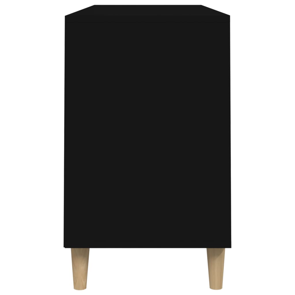 vidaXL Szafka na buty, czarna, 102x36x60 cm, materiał drewnopochodny