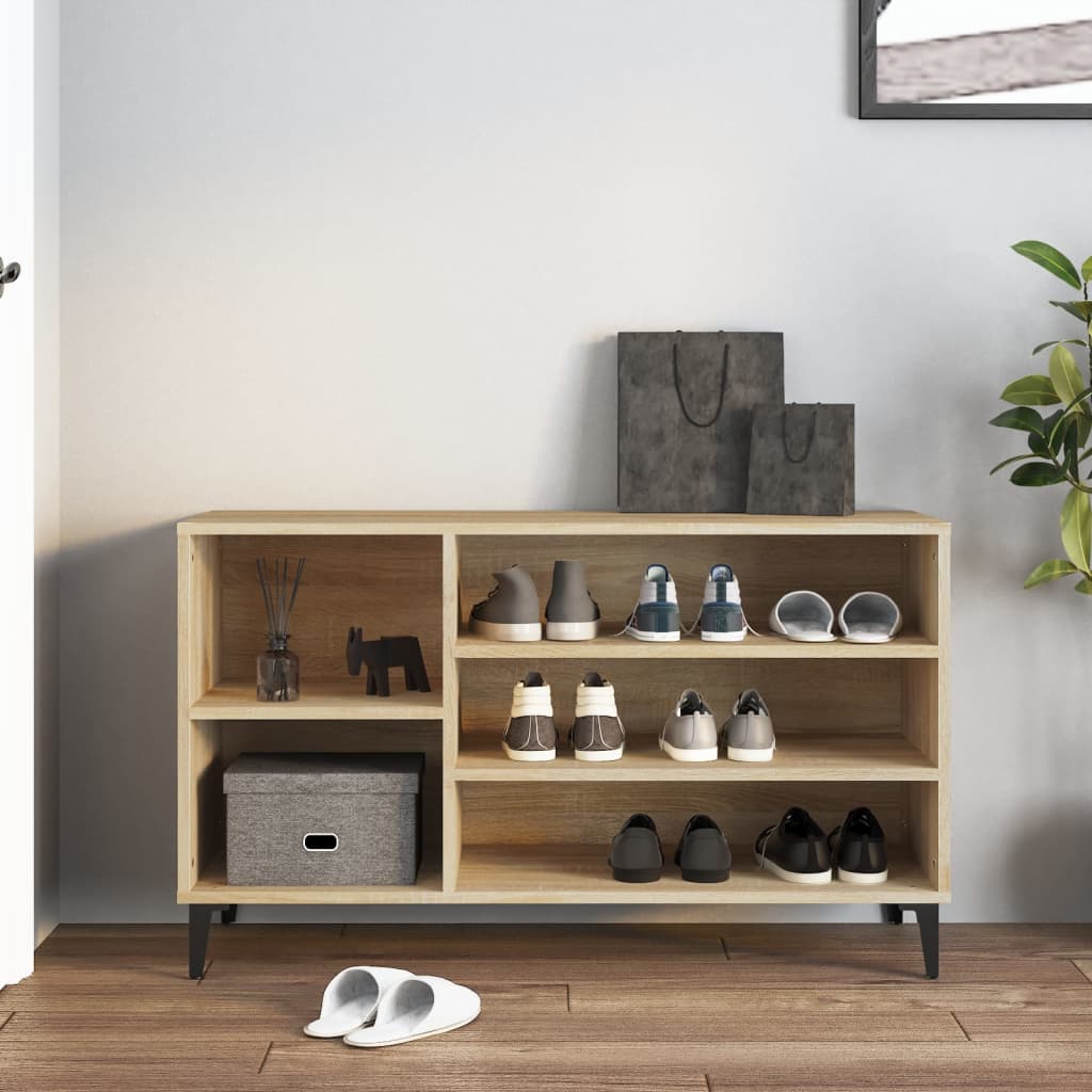 vidaXL Szafka na buty, dąb sonoma, 102x36x60 cm