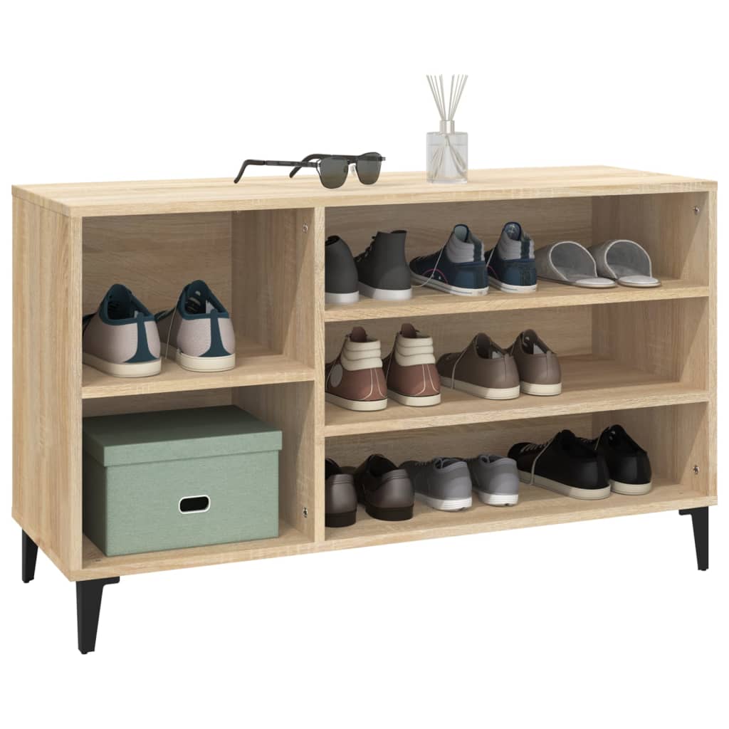 vidaXL Szafka na buty, dąb sonoma, 102x36x60 cm