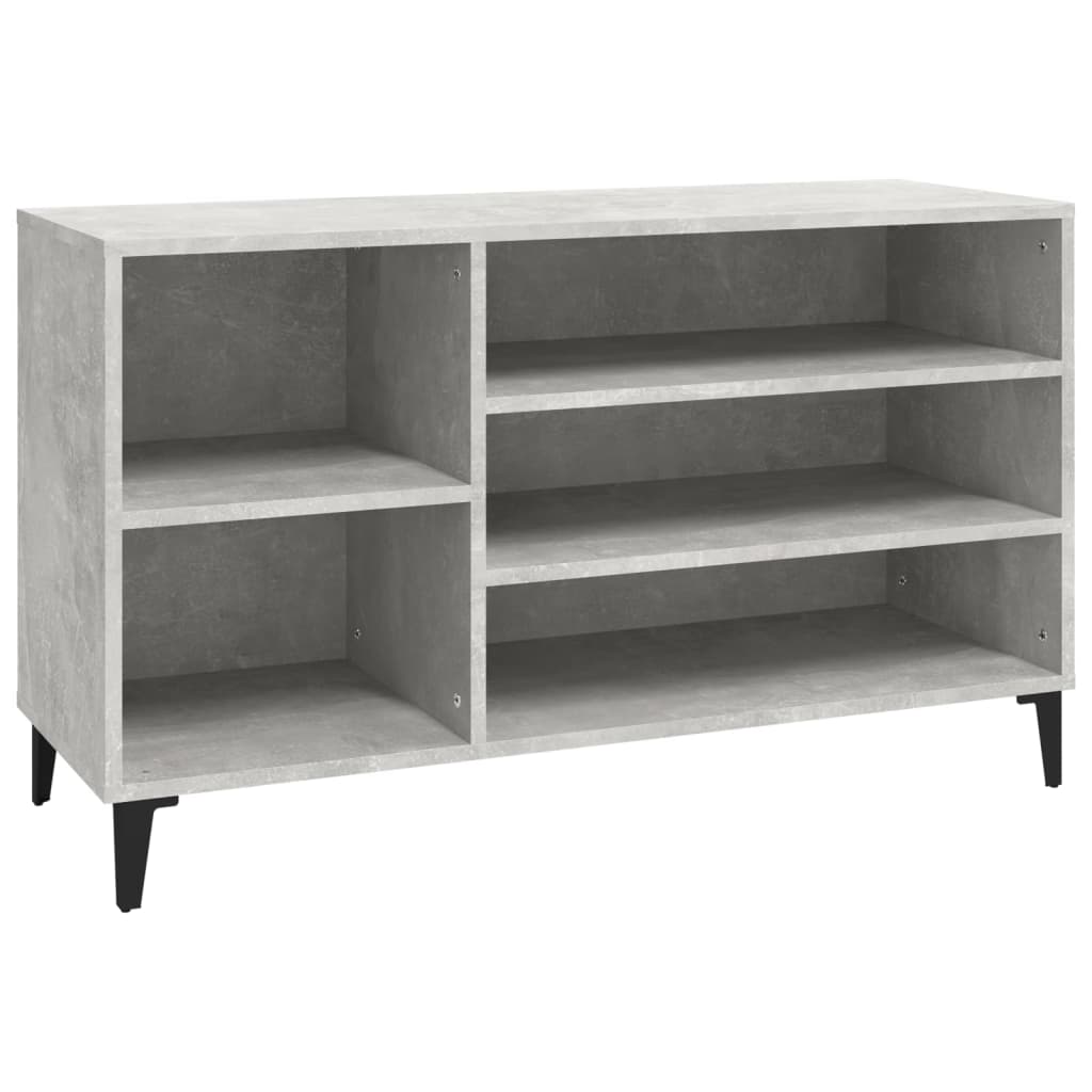 vidaXL Szafka na buty, szarość betonu, 102x36x60 cm