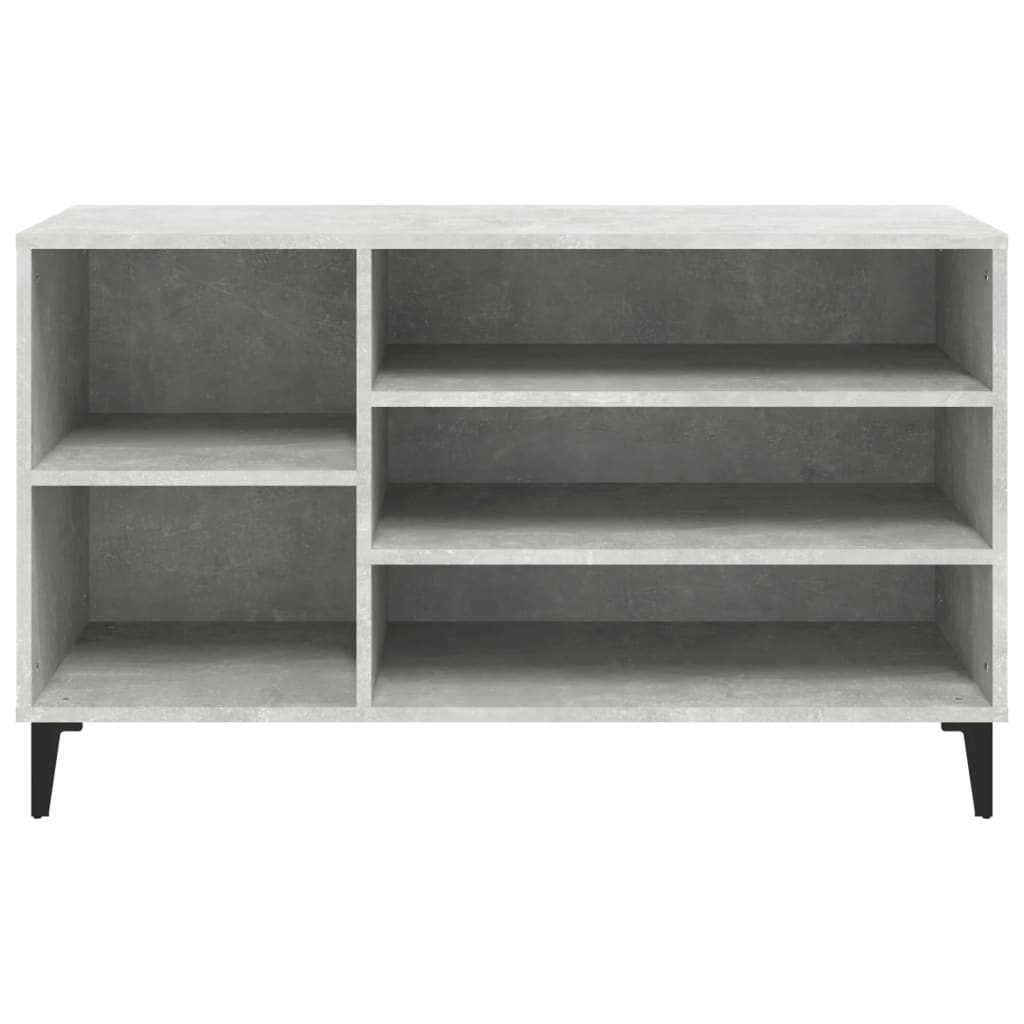 vidaXL Szafka na buty, szarość betonu, 102x36x60 cm