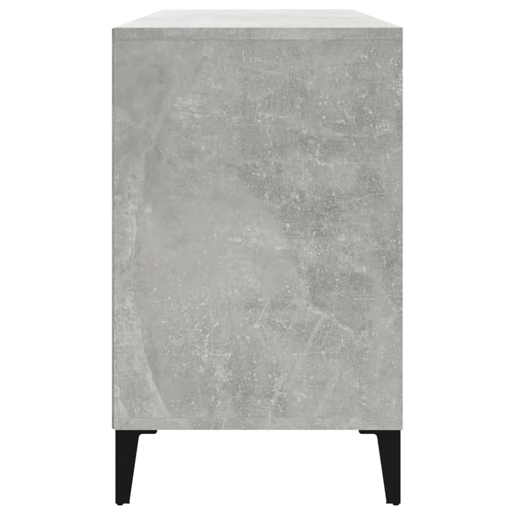 vidaXL Szafka na buty, szarość betonu, 102x36x60 cm