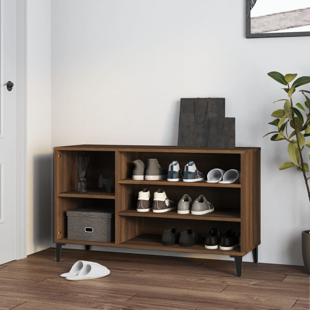 vidaXL Szafka na buty, brązowy dąb, 102x36x60 cm
