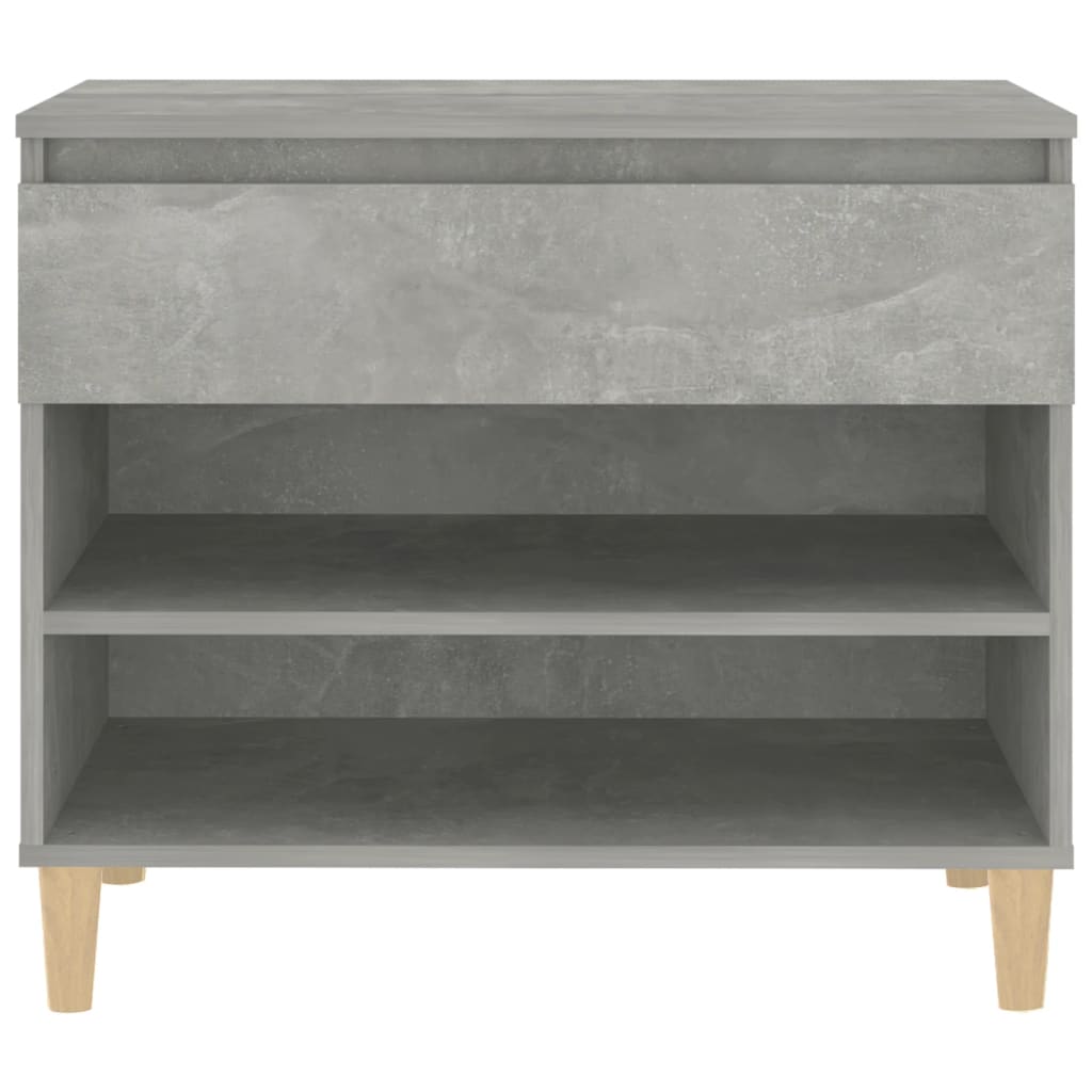 vidaXL Szafka na buty, szarość betonu, 70x36x60 cm