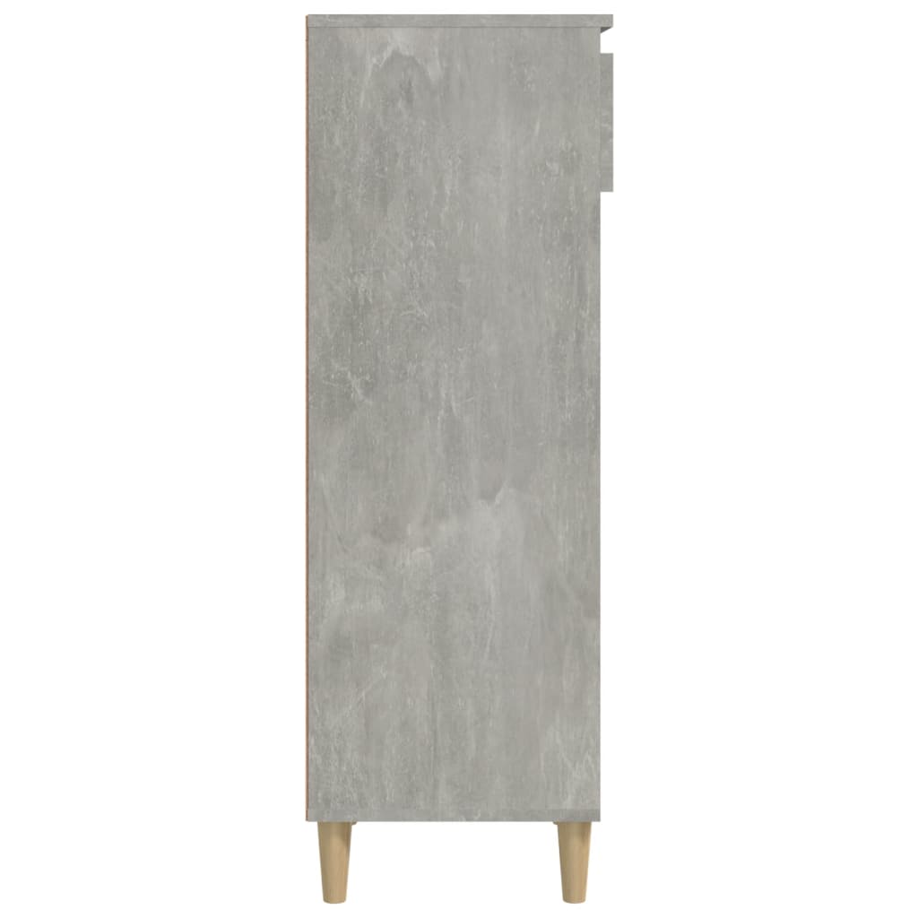 vidaXL Szafka na buty, szarość betonu, 40x36x105 cm
