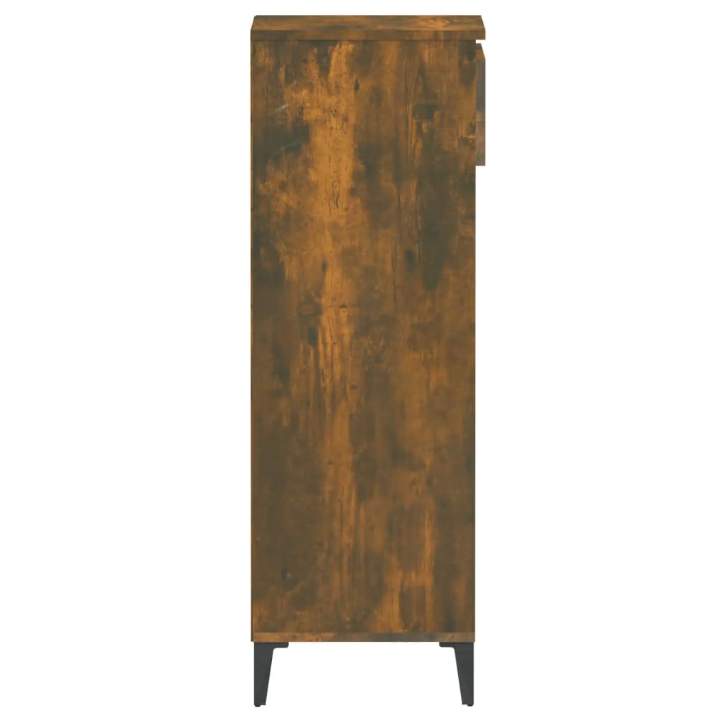 vidaXL Szafka na buty, przydymiony dąb, 40x36x105 cm