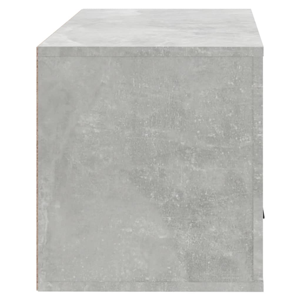 vidaXL Ścienna szafka na buty, szarość betonu, 70x35x38 cm