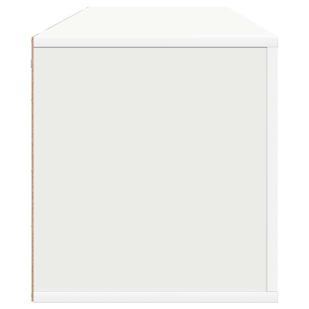 vidaXL Półka na buty, biała, 100x35x38 cm, materiał drewnopochodny
