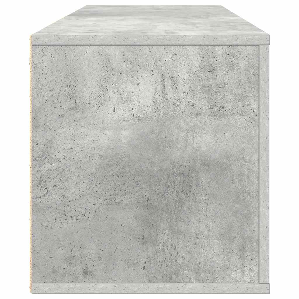 vidaXL Ścienna szafka na buty, szarość betonu, 100x35x38 cm