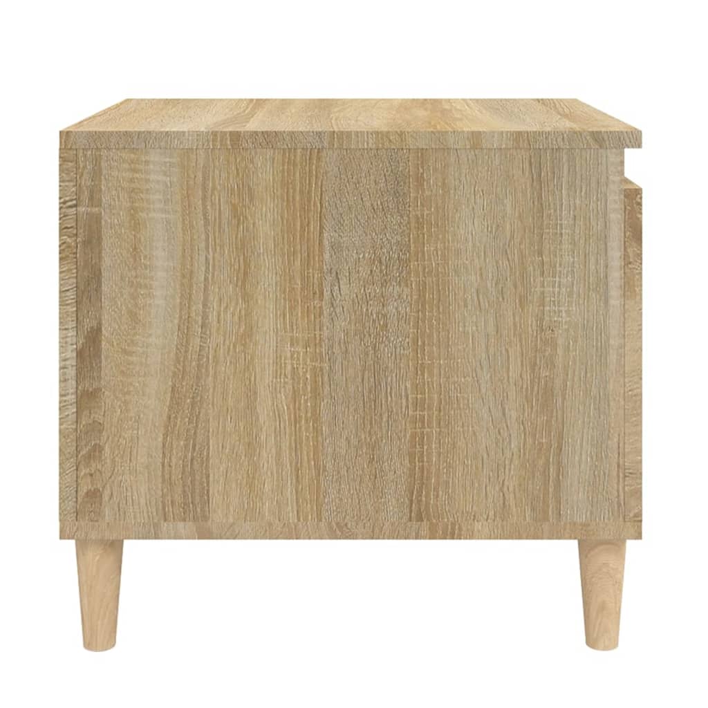 vidaXL Stolik kawowy, dąb sonoma 100x50x45 cm, materiał drewnopochodny