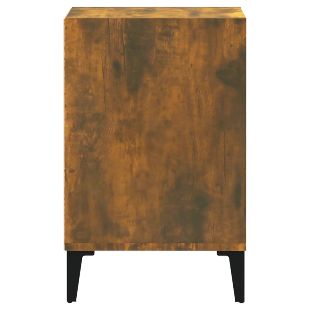 vidaXL Szafka pod telewizor, przydymiony dąb, 100x35x55 cm