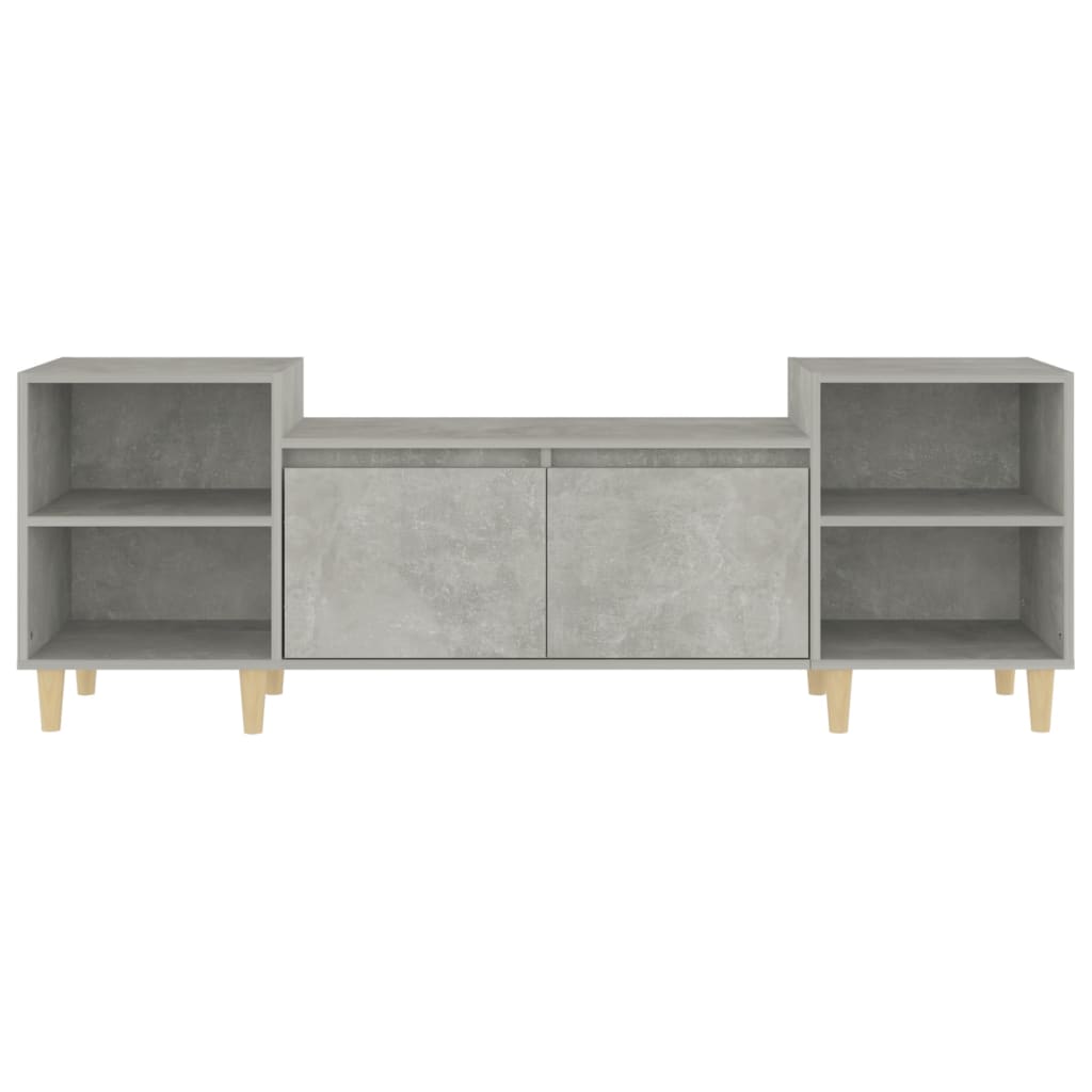 vidaXL Szafka pod TV, szarość betonu, 160x35x55 cm