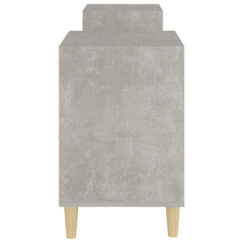 vidaXL Szafka pod TV, szarość betonu, 160x35x55 cm