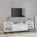 vidaXL Szafka pod TV, biała, 80x36x50 cm, materiał drewnopochodny